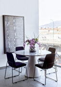 Contemporary dining table round white by Moe's Home Collection additional picture 4