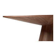 Contemporary dining table 54in round walnut by Moe's Home Collection additional picture 4