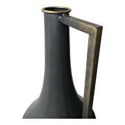 Industrial metal vase black by Moe's Home Collection additional picture 2