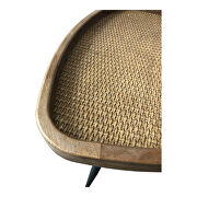 Scandinavian rattan side table by Moe's Home Collection additional picture 5