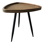 Scandinavian rattan side table by Moe's Home Collection additional picture 6