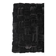 Contemporary velvet pillow black by Moe's Home Collection additional picture 5