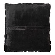 Contemporary velvet pillow black by Moe's Home Collection additional picture 6