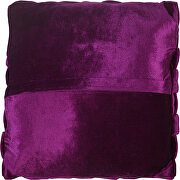 Contemporary velvet pillow wine by Moe's Home Collection additional picture 2