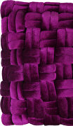 Contemporary velvet pillow wine by Moe's Home Collection additional picture 3