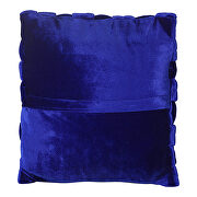 Contemporary velvet pillow royal blue by Moe's Home Collection additional picture 4