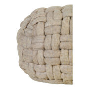 Scandinavian pouf cappuccino by Moe's Home Collection additional picture 3