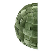 Contemporary pouf chartreuse by Moe's Home Collection additional picture 3