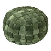 Contemporary pouf chartreuse by Moe's Home Collection additional picture 5