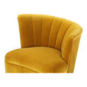 Retro accent chair right yellow by Moe's Home Collection additional picture 3