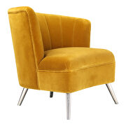 Retro accent chair right yellow by Moe's Home Collection additional picture 6