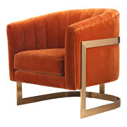 Mid-century modern arm chair orange by Moe's Home Collection additional picture 6