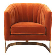 Mid-century modern arm chair orange by Moe's Home Collection additional picture 7