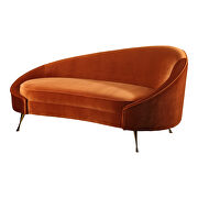 Retro chaise umber by Moe's Home Collection additional picture 6