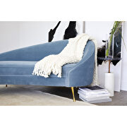 Retro chaise blue by Moe's Home Collection additional picture 11