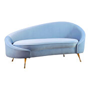 Retro chaise blue by Moe's Home Collection additional picture 6