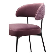 Contemporary dining chair purple velvet-m2 by Moe's Home Collection additional picture 6