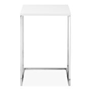 Modern accent table white by Moe's Home Collection additional picture 4