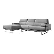 Modern sectional gray left by Moe's Home Collection additional picture 3