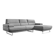 Modern sectional gray right additional photo 3 of 3