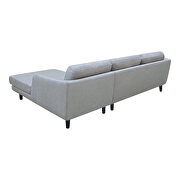 Scandinavian sectional dark gray right additional photo 5 of 7
