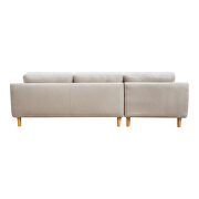 Scandinavian sectional beige left by Moe's Home Collection additional picture 4