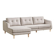 Scandinavian sectional beige left by Moe's Home Collection additional picture 8