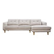 Scandinavian sectional beige right additional photo 2 of 6