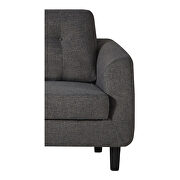 Contemporary sofa bed with chaise charcoal left by Moe's Home Collection additional picture 7
