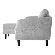 Contemporary sofa bed with chaise light gray left by Moe's Home Collection additional picture 7