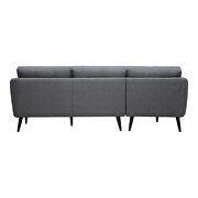 Mid-century modern sectional gray left additional photo 4 of 5