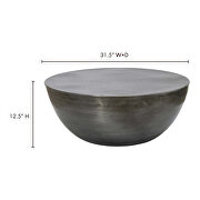 Contemporary coffee table antique zinc by Moe's Home Collection additional picture 2