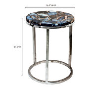 Contemporary agate accent table by Moe's Home Collection additional picture 6