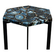 Contemporary agate accent table by Moe's Home Collection additional picture 4