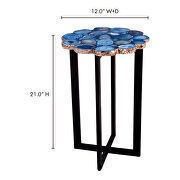 Retro agate accent table by Moe's Home Collection additional picture 2