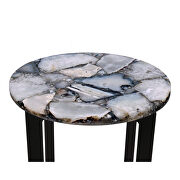 Contemporary agate accent table by Moe's Home Collection additional picture 3
