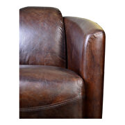 Retro club chair brown additional photo 3 of 3