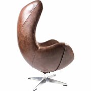 Modern anne swivel club chair brown by Moe's Home Collection additional picture 4