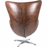 Modern anne swivel club chair brown by Moe's Home Collection additional picture 5
