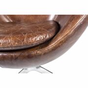 Modern anne swivel club chair brown by Moe's Home Collection additional picture 6