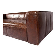 Industrial sofa brown additional photo 3 of 8