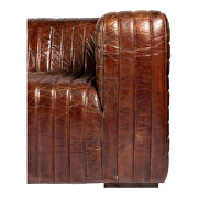 Industrial sofa brown additional photo 5 of 7