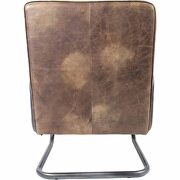Industrial club chair light brown additional photo 4 of 10