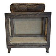 Rustic club chair light brown additional photo 3 of 3
