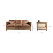 Rustic sofa light brown by Moe's Home Collection additional picture 10