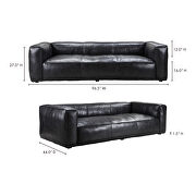 Contemporary sofa charcoal by Moe's Home Collection additional picture 12