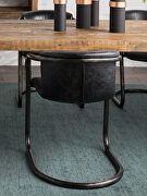 Industrial dining chair antique black-m2 additional photo 4 of 8