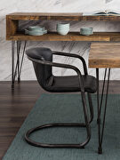 Industrial dining chair antique black-m2 additional photo 5 of 8
