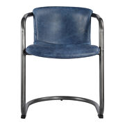 Industrial dining chair blue-m2 additional photo 5 of 6