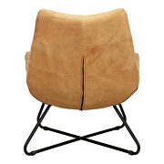 Modern lounge chair tan additional photo 4 of 6
